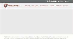 Desktop Screenshot of firstgalena.com